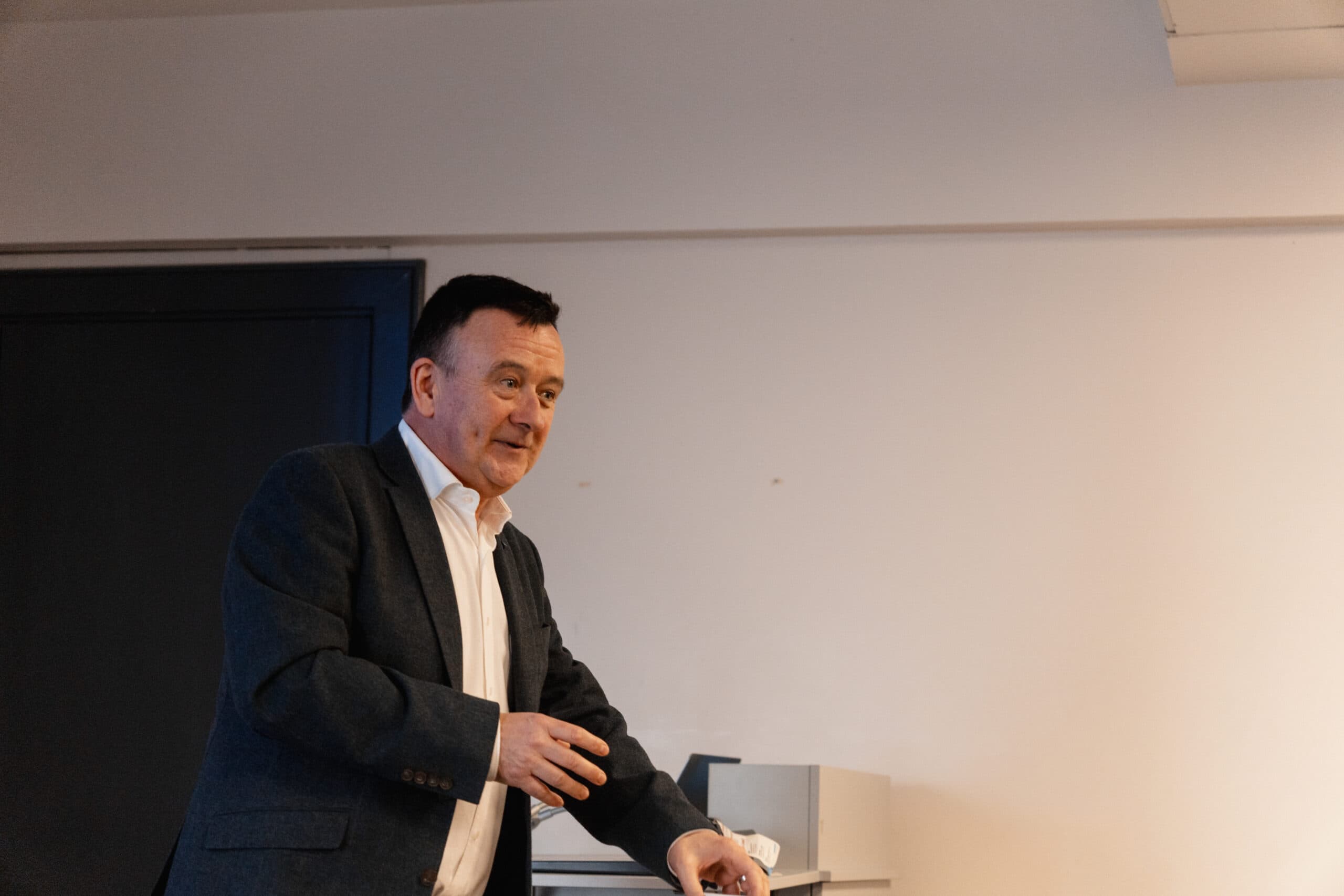 Colm Lyon presenting at DCU